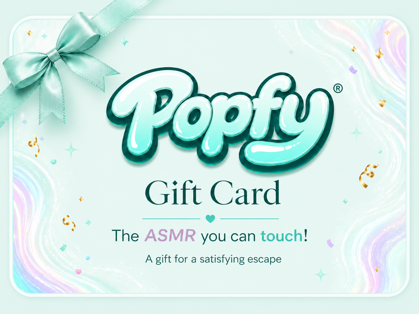 Popfy ASMR gift card